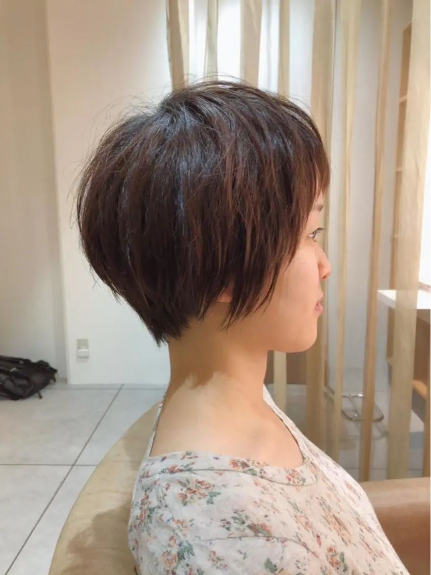 ショート ショートヘア 髪質改善特化 谷口祐綺のヘアスタイル