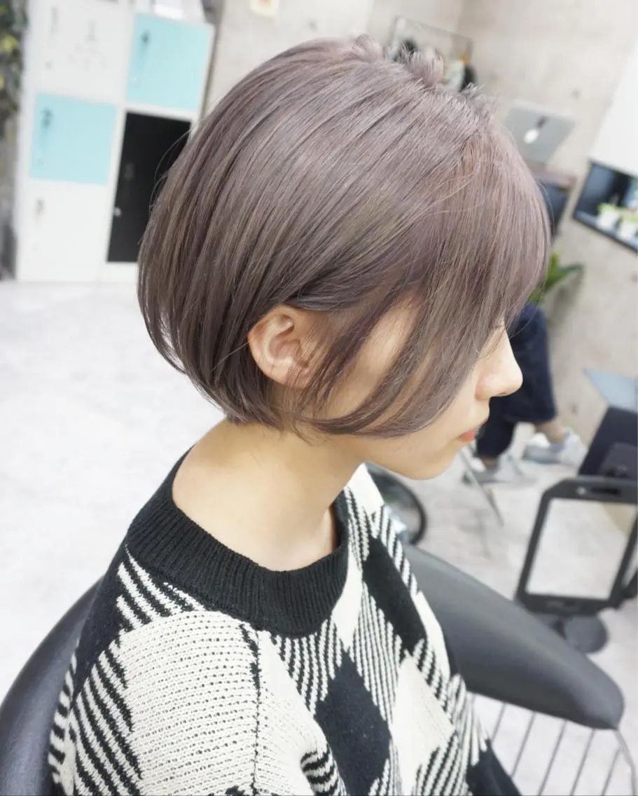 ショート ショートボブ ボブ ショートヘア カット ヘアカラー トリートメント hair teria ryu 大塚のヘアスタイル