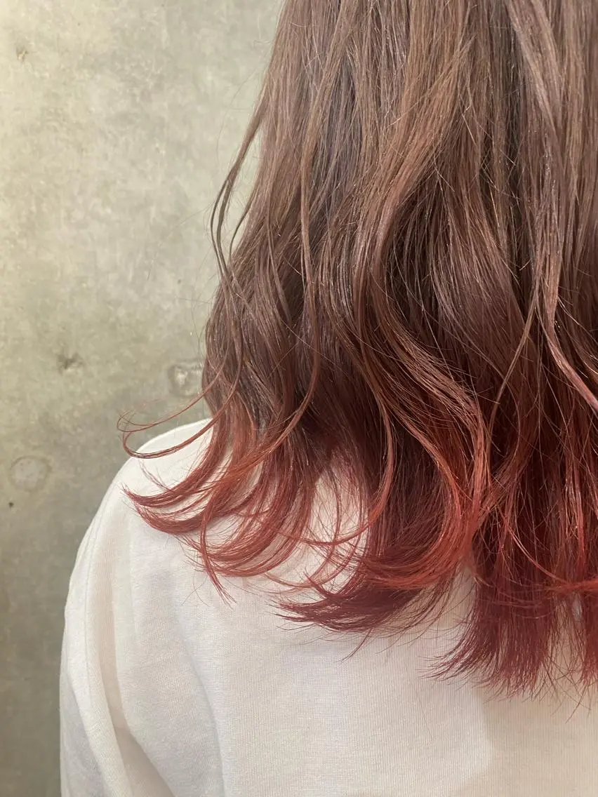 カラー オレンジ ヘアカラー 袴着付け予約受付中/ 渡辺奈緒のその他イメージ