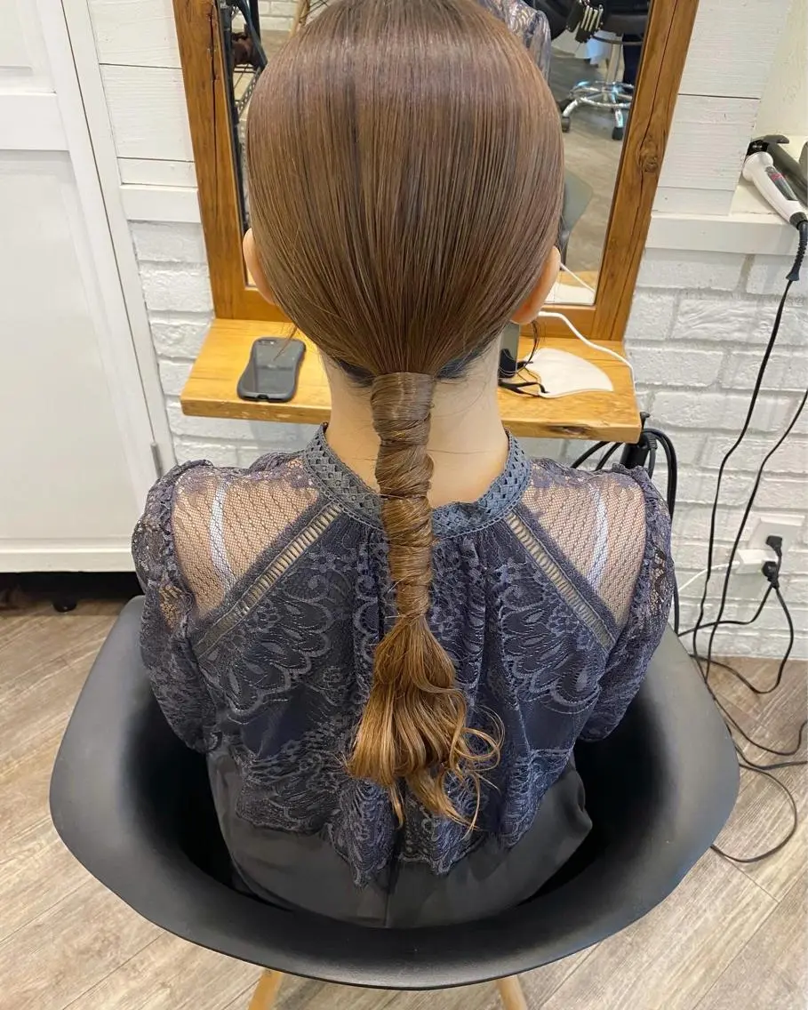 ロング ヘアアレンジ 🌟アレンジが似合う カラー🌟Rumiのヘアスタイル
