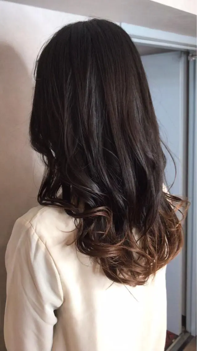 ロング カラー BROCANTE立川 karasawa.nのヘアスタイル