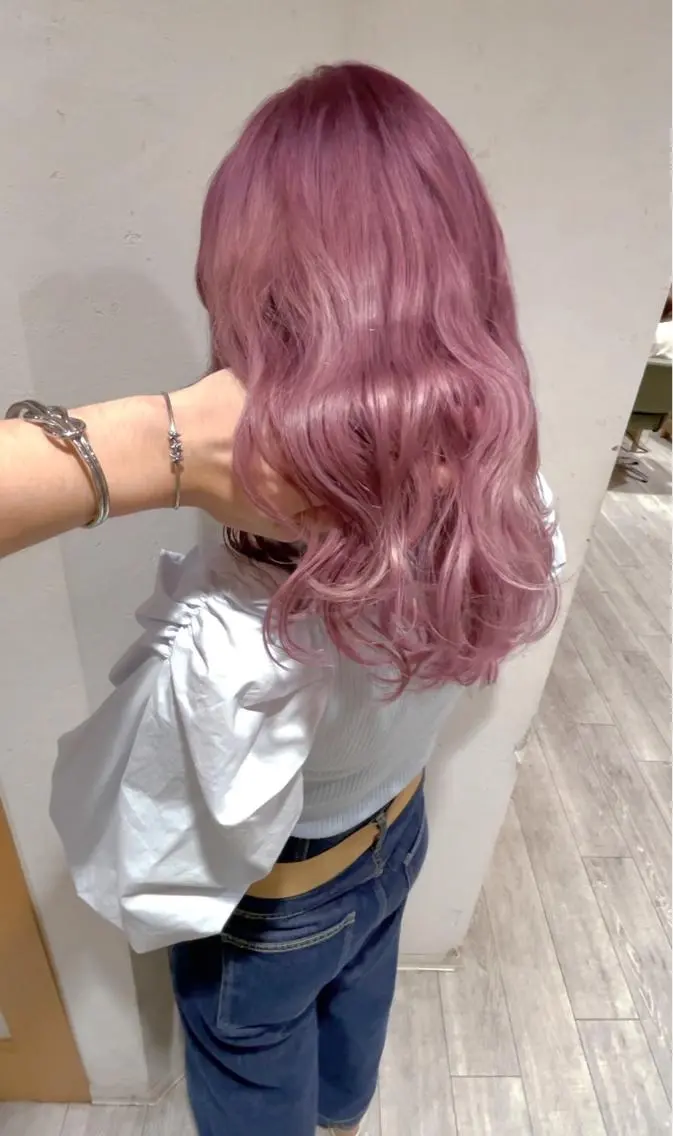 ミディアム カラー ヘアアレンジ カット ヘアカラー トリートメント イメコン美容師 サイトウアキラのヘアスタイル