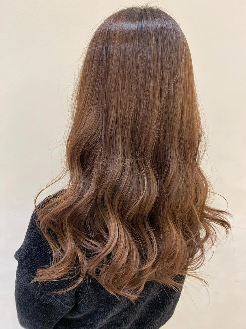 ロング カラー ベージュカラー ブリーチ 透明感カラー ボブ ミディアム 齊木勇人のヘアスタイル