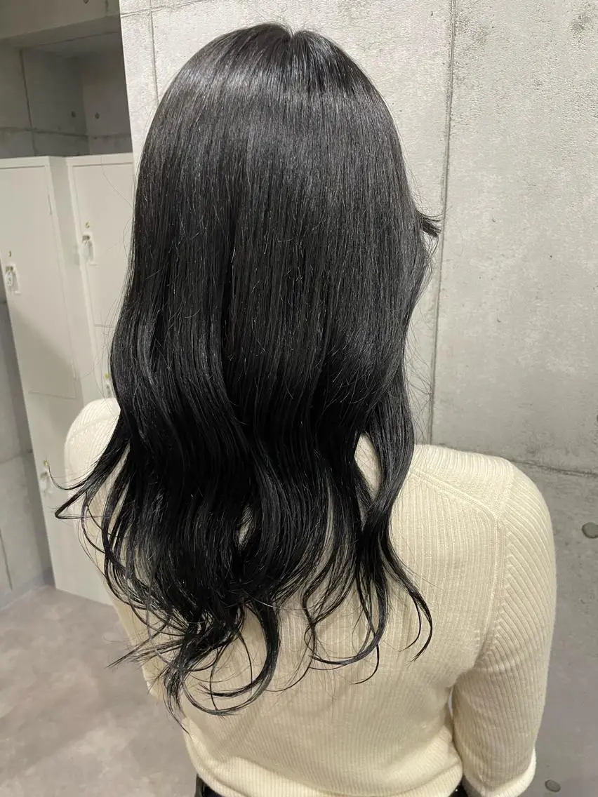 セミロング カット ヘアカラー トリートメント ✂︎newi池袋✂︎ 長谷川寛のヘアスタイル