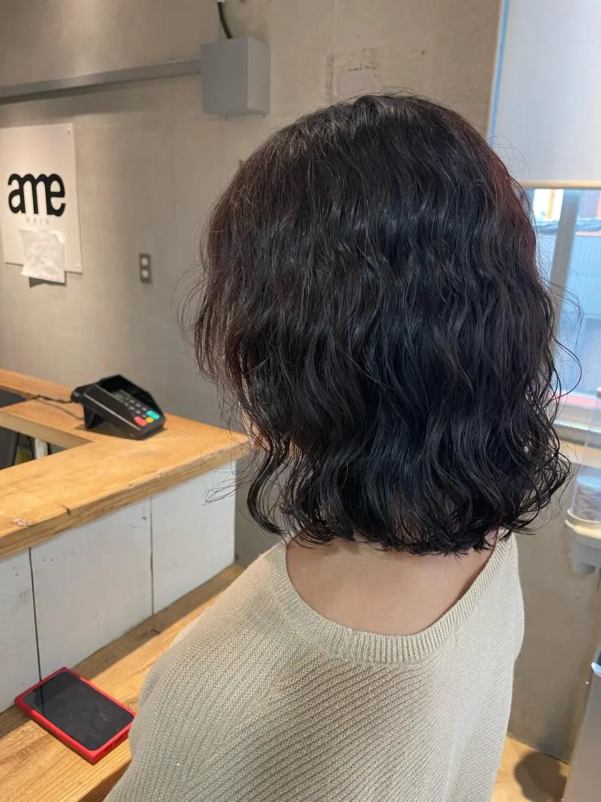 ミディアム カラー カット ヘアカラー トリートメント しのはら まどかのヘアスタイル