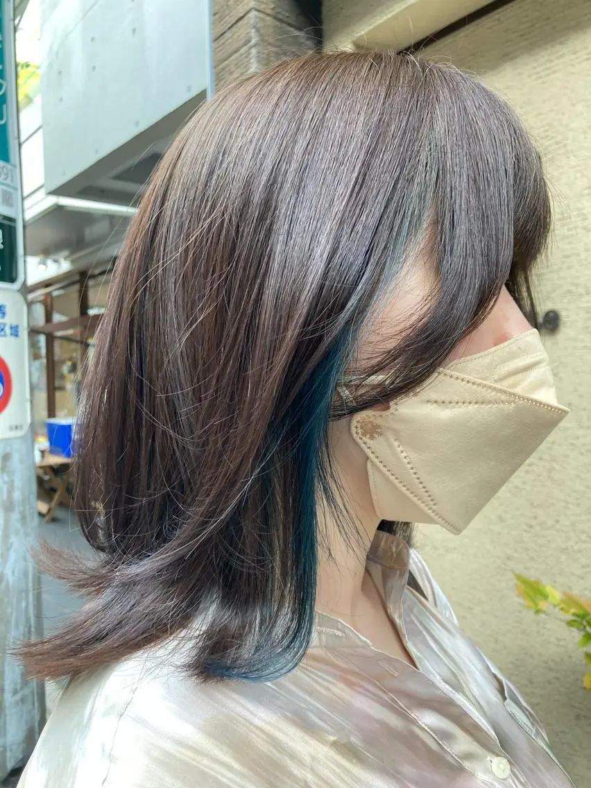 ミディアム 疋田(ひきた)真由 🐶東京/都立大学のヘアスタイル