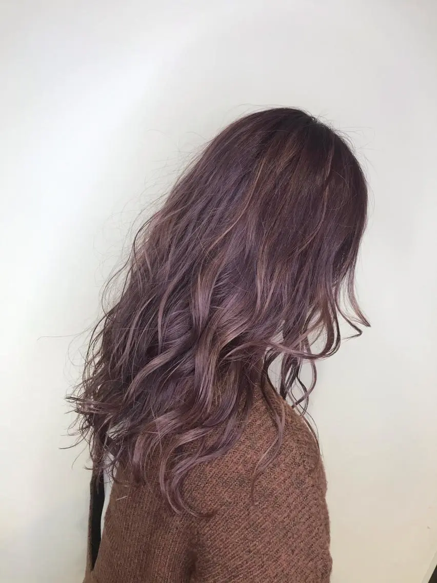 ロング カラー シルバー バイオレットカラー 限定クーポン 💕大量更新ブリーチのヘアスタイル