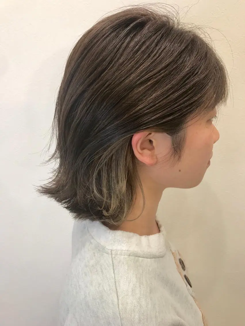 カラー 酸性ストレート/ブリ ーチなし/中村 匠のヘアスタイル