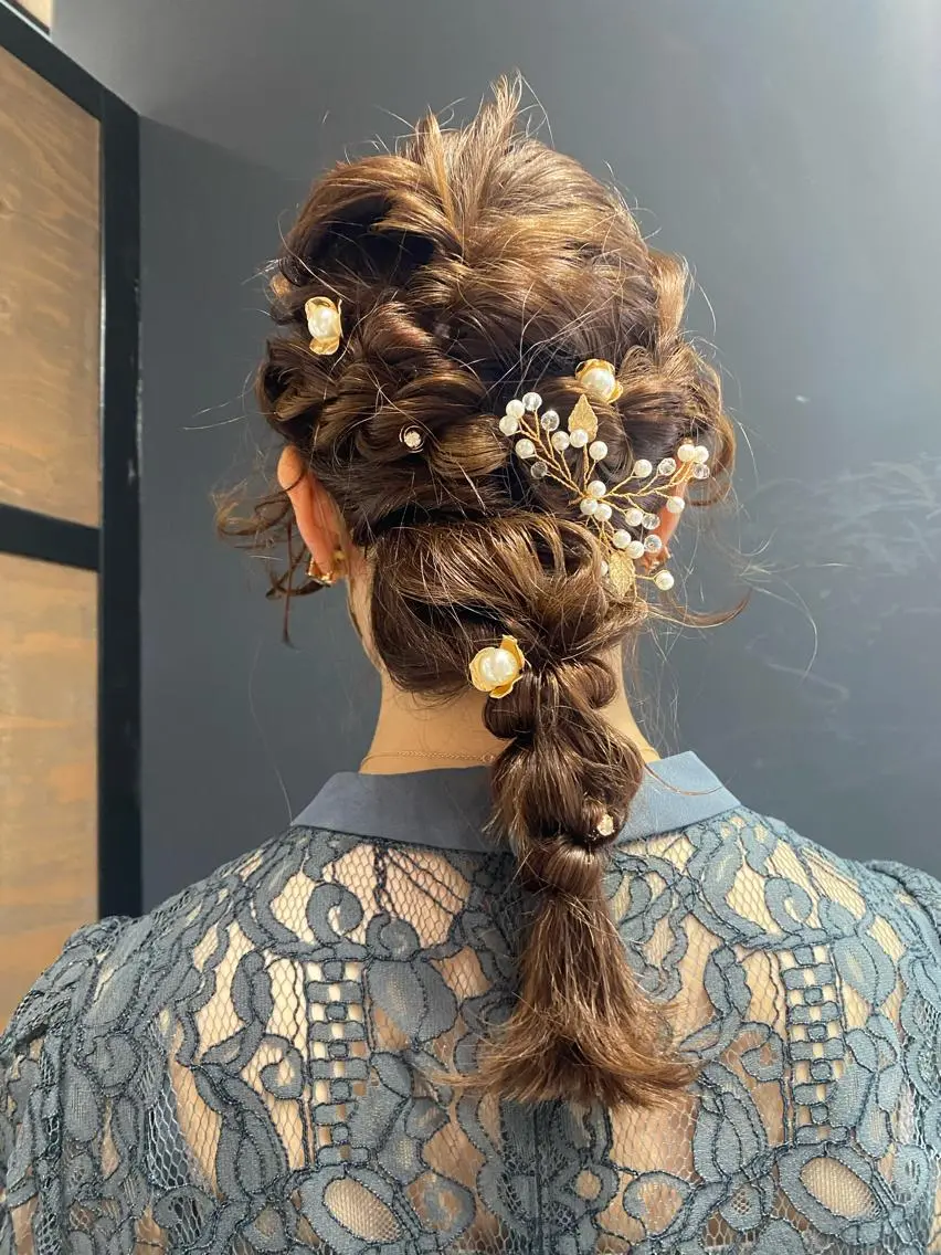 ロング 花見 亜沙美のヘアスタイル