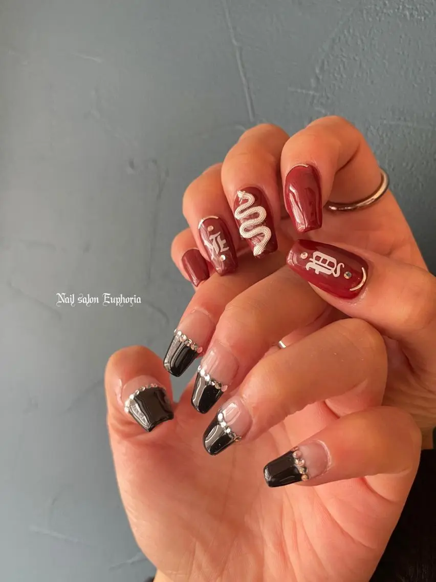 ネイル フレンチネイル Nail salon Euphoriaのネイルデザイン
