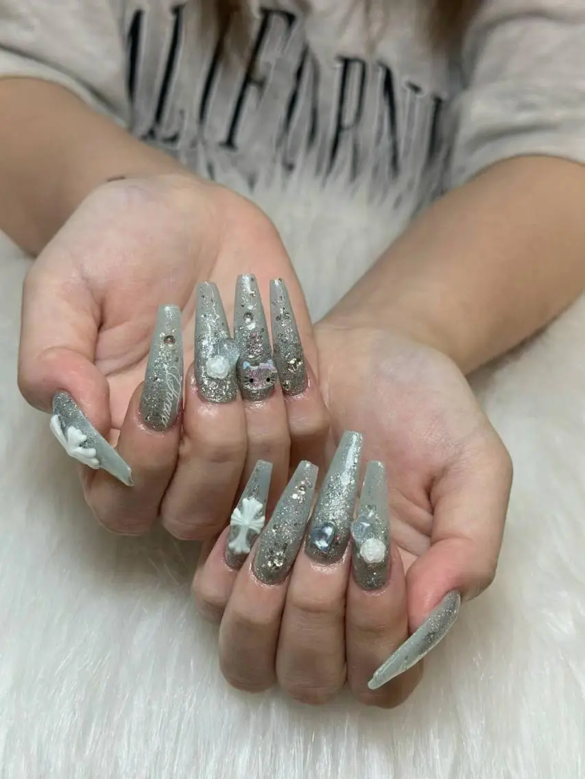 ネイル 韓国ネイル マグネットネイル 持ち込み ハンドネイル Mihana西川口♡ Jr Nailistのネイルデザイン