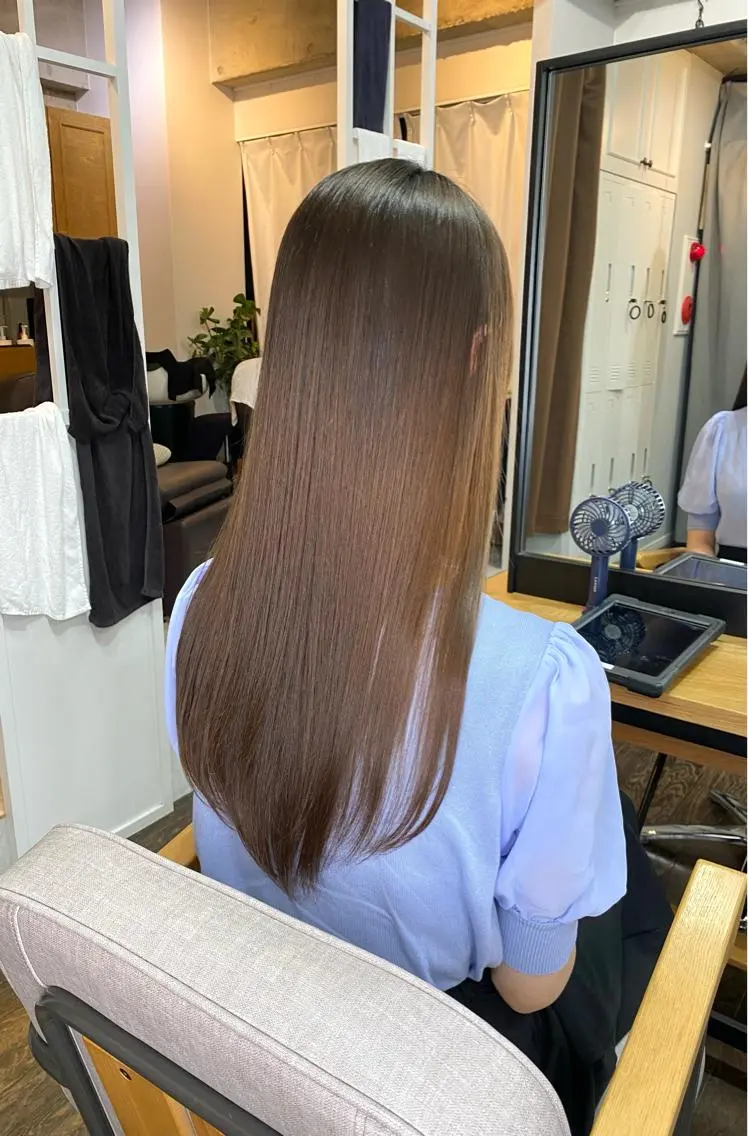 ロング 髪質改善 トリートメント カット 統括マネージャー/ 髪のドクター/前原悟のヘアスタイル