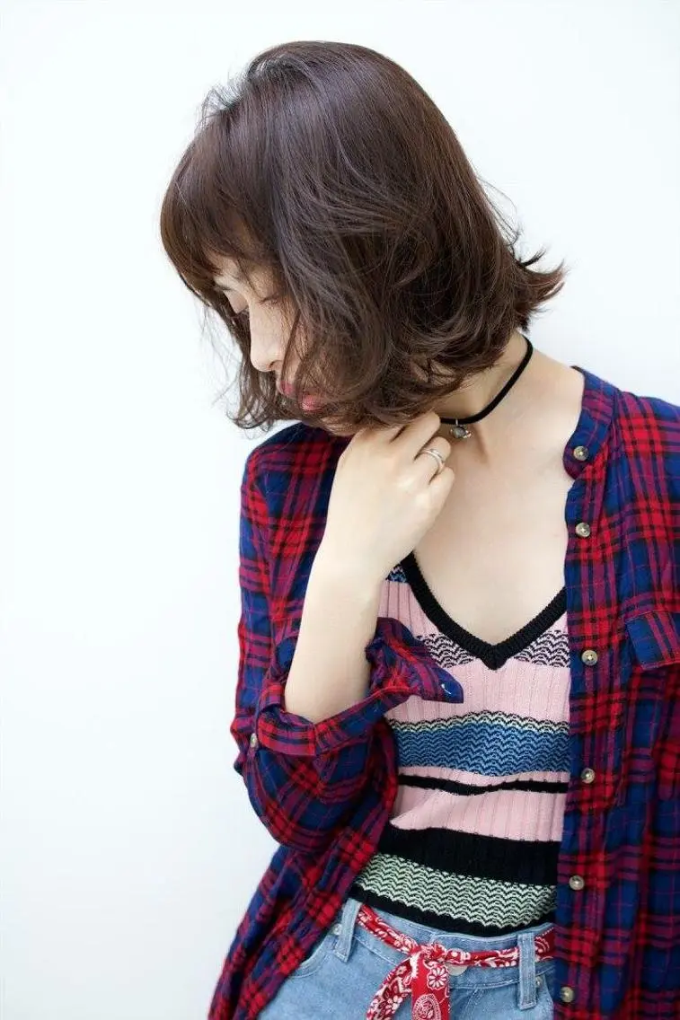 ミディアム カラー 内藤 達也のヘアスタイル