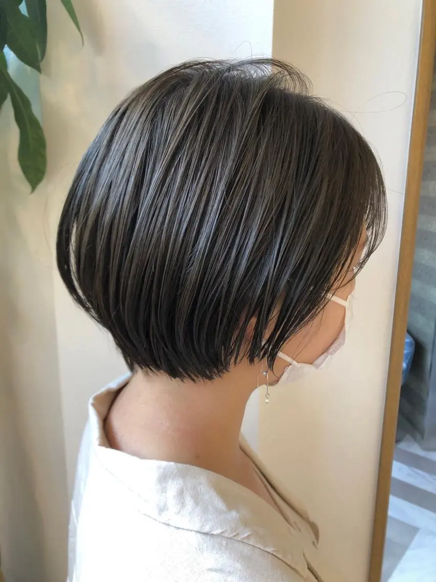 ショート カット ヘアカラー トリートメント レイヤーカット /透明感カラー西田のヘアスタイル