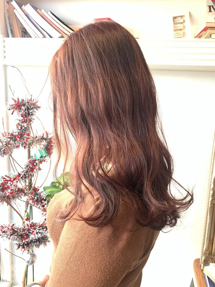 セミロング カラー ヘアアレンジ アッシュ ベージュカラー ラベンダーカラー ラベンダーベージュ ピンクカラー 大宮/山口 竣也のヘアスタイル