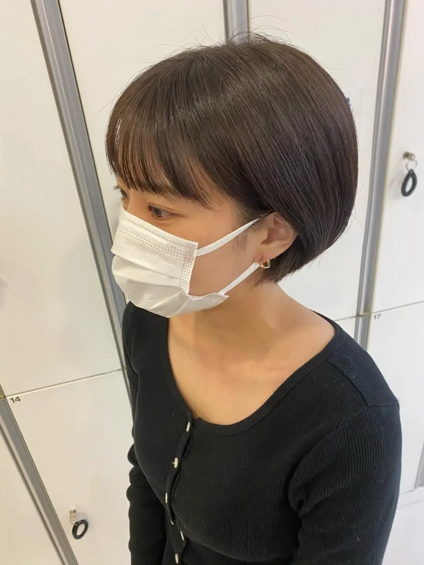 ショート ショートボブ ボブ ショートヘア 田谷 夏生のヘアスタイル