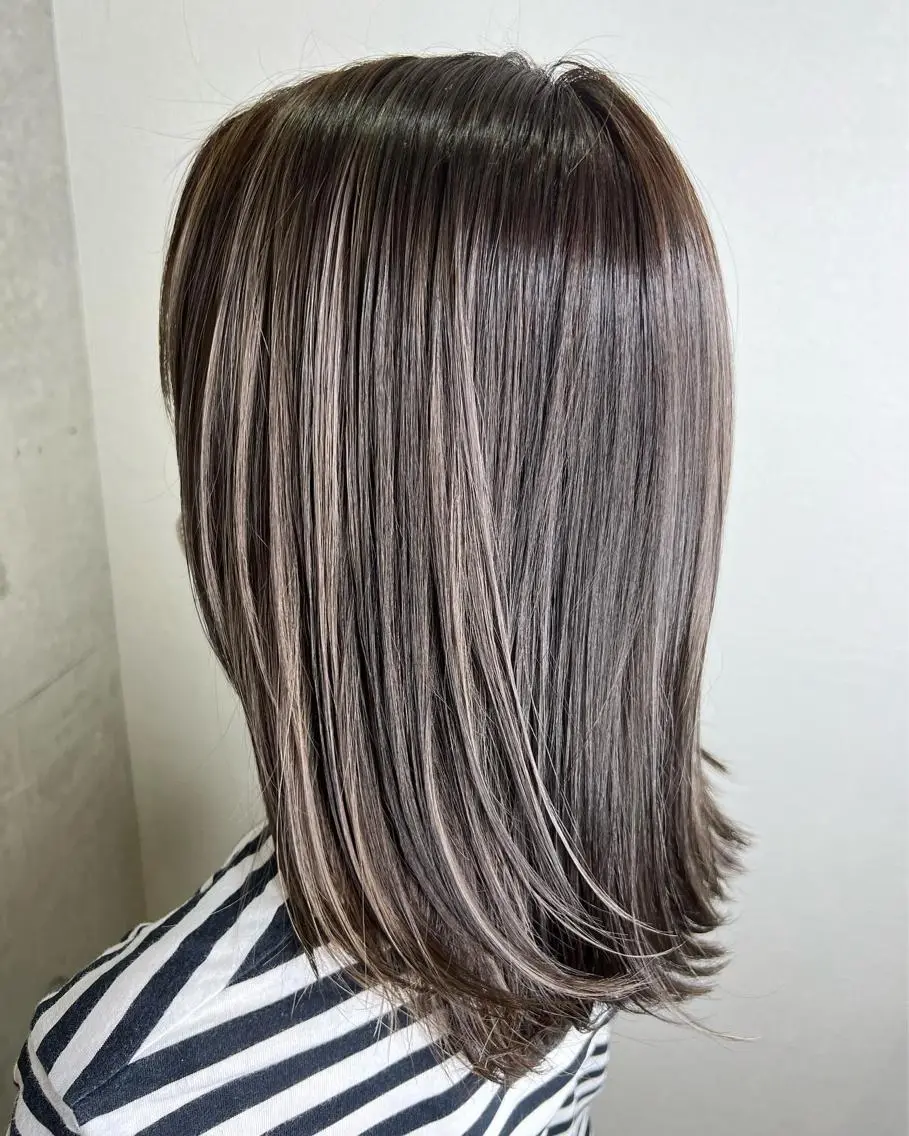 カラー ダブルカラー ハイライトカラー .sirohair momoka🫧のヘアスタイル