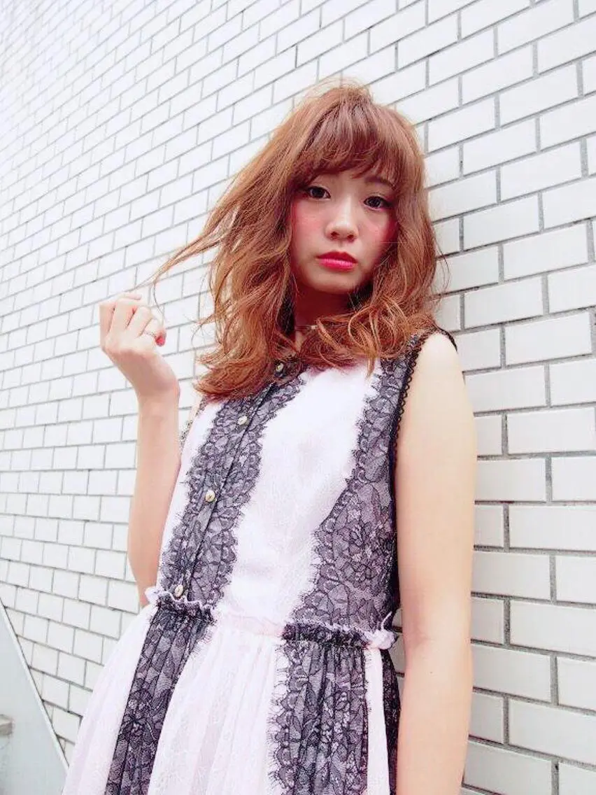 ミディアム iroa+color 鶴見店のヘアスタイル