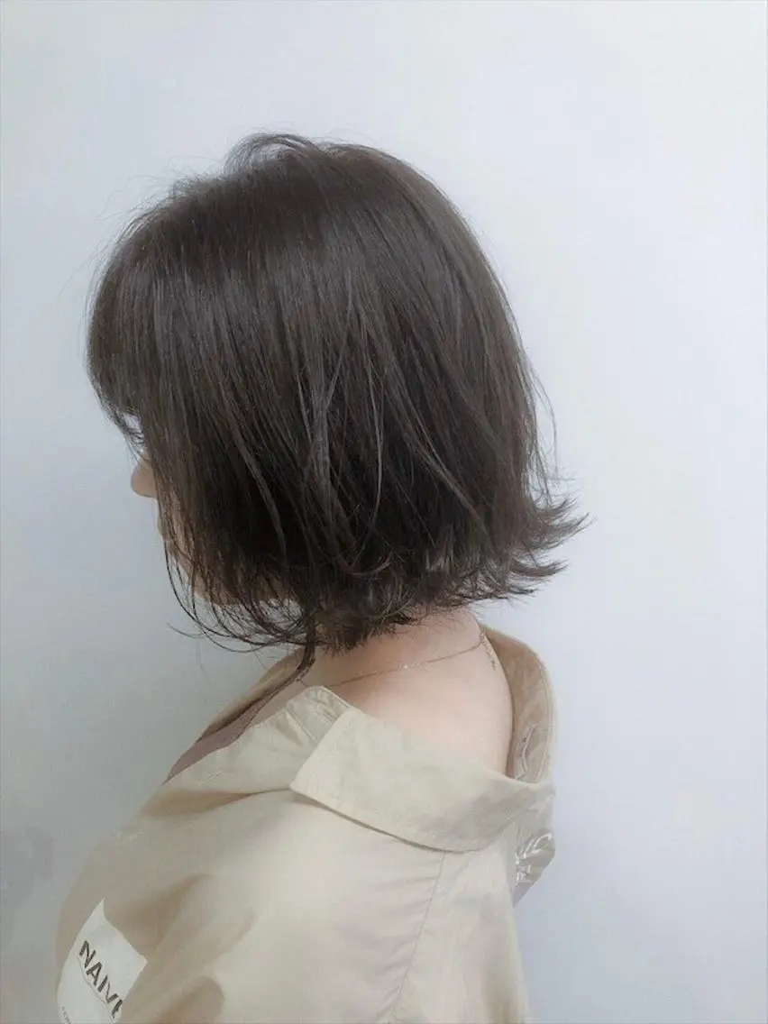 ミディアム カラー パーマ カット トリートメント ヘッドスパ ヘアセット 【透明感×レイヤー】 🍃RIKU🍃のヘアスタイル