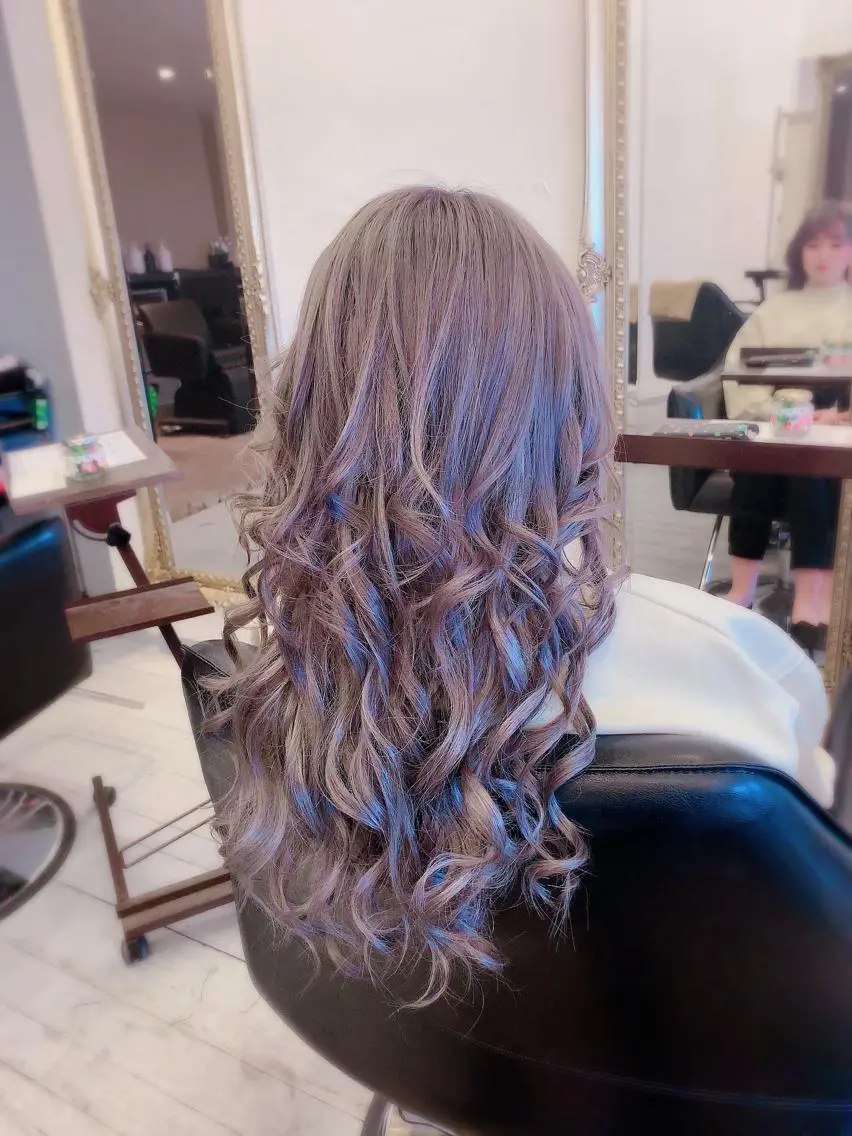 ロング カラー エクステ 💎JADE GRACE💎のヘアスタイル