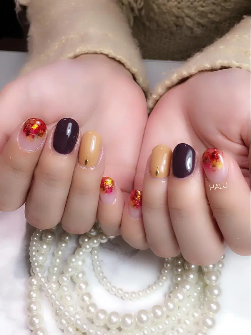 ネイル ニュアンスネイル HALU ハルのネイルデザイン