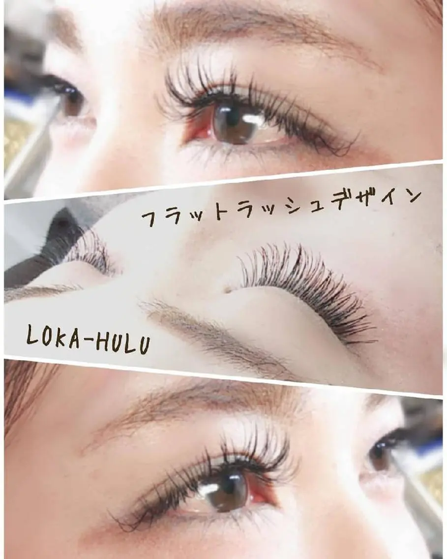 マツエク・マツパ フラットラッシュ LOKA-HULU  ロカフルのマツエク・マツパデザイン