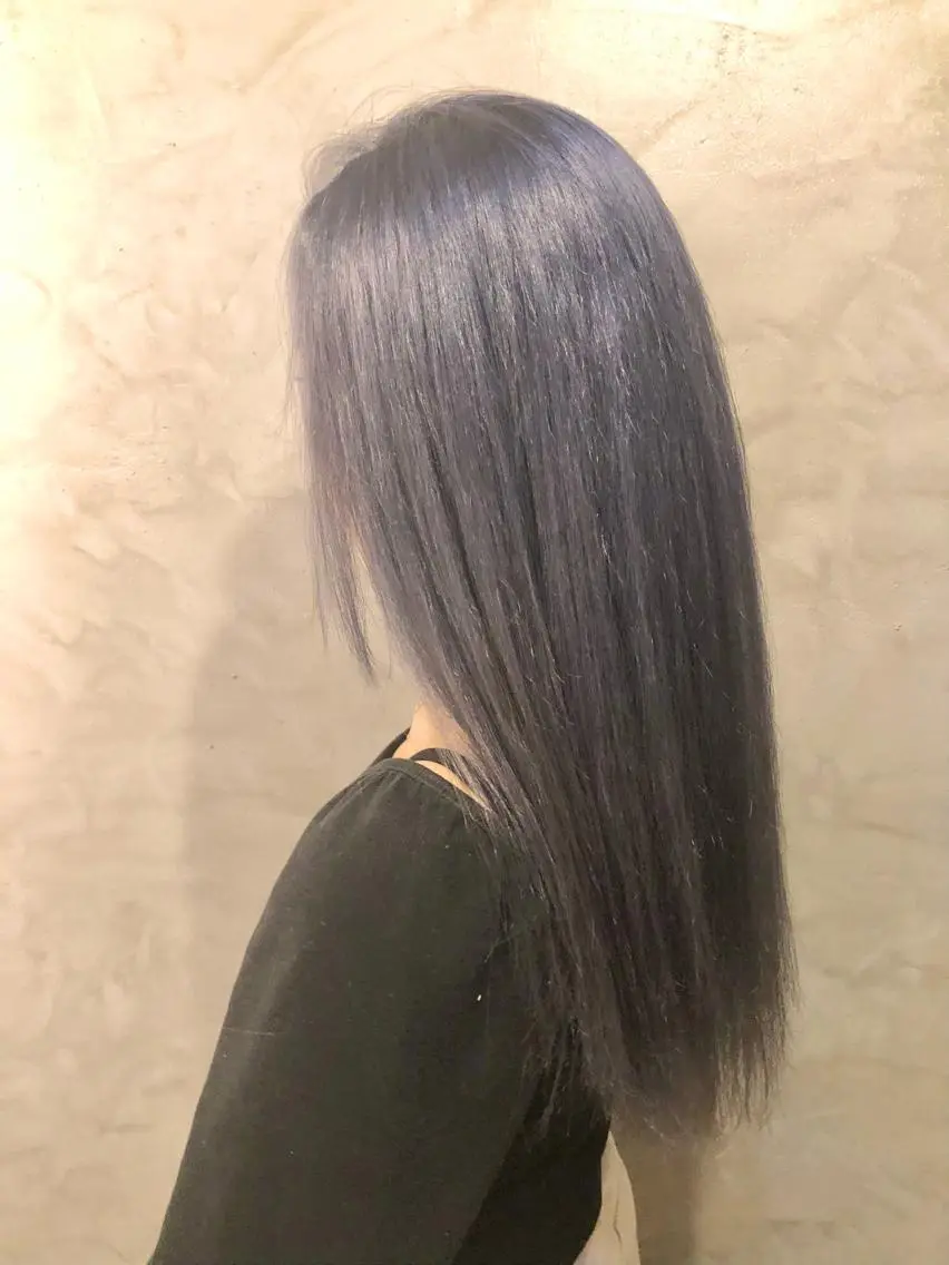 ロング カラー ラベンダーカラー シルバー ヘアカラー 透明感カラー/ ブリーチ無し/RYOのヘアスタイル