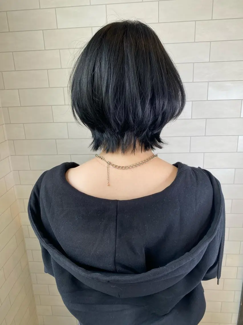 ミディアム ボブレイヤー ボブ レイヤーカット 西院/ TAKAのヘアスタイル