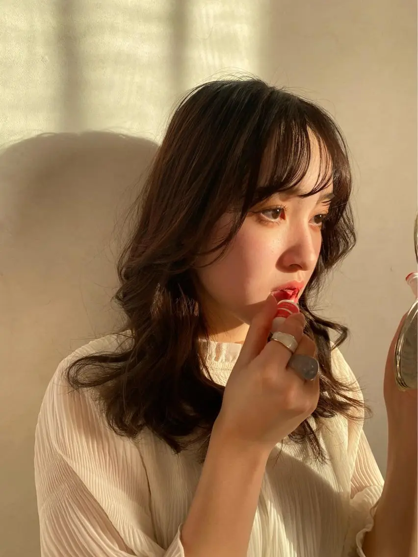 セミロング カラー メンズ haruka 🩶のヘアスタイル