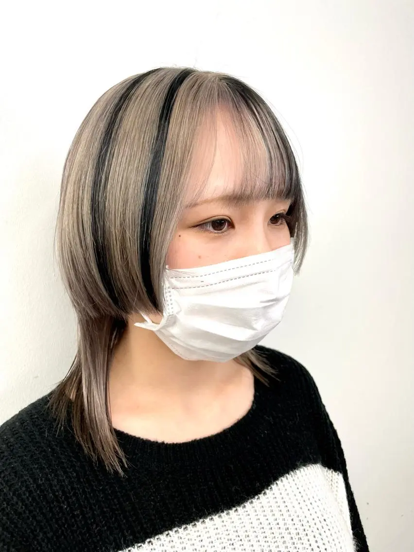 ミディアム カラー ヘアカラー トリートメント 色気レイヤー& ショートはお任せ🌟のヘアスタイル