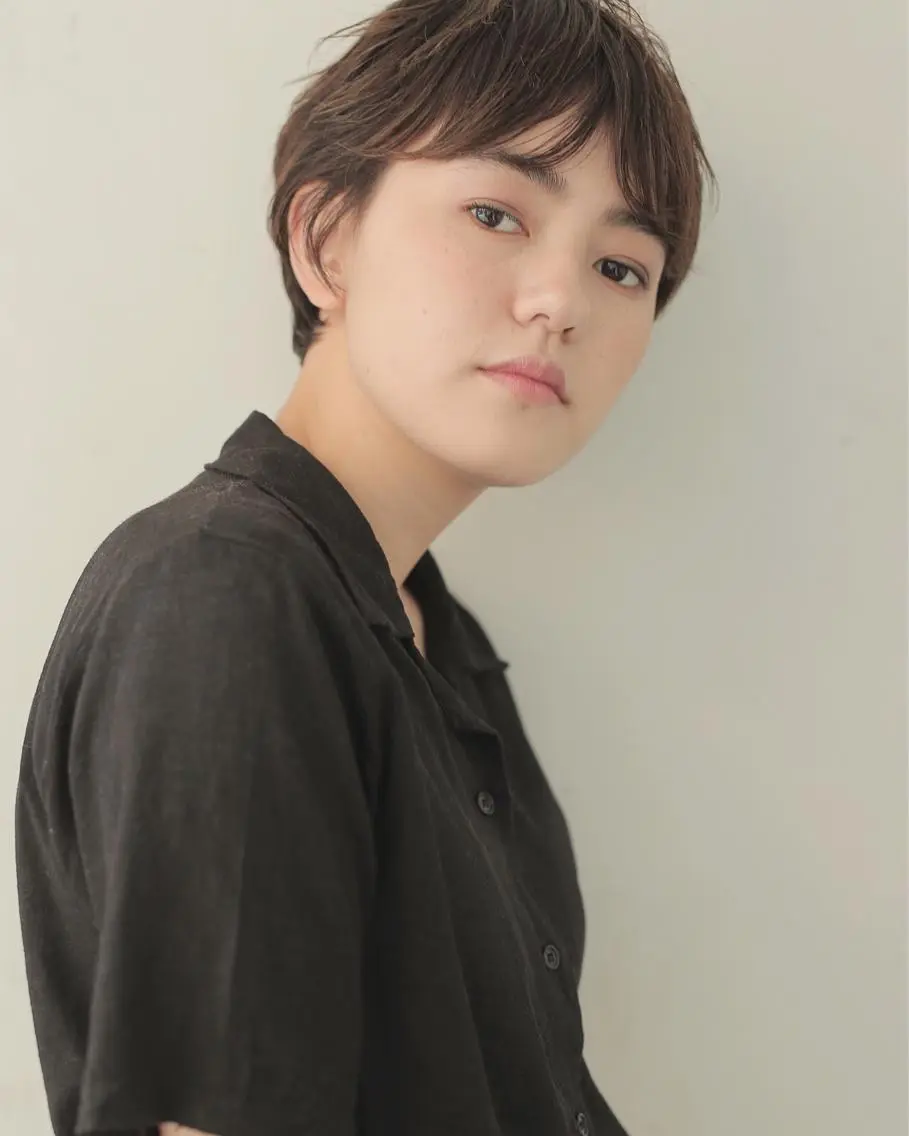 ショート カラー パーマ ハンサムショート ショートヘア カット ヘアカラー トリートメント 🧼柴田 健太郎🧼のヘアスタイル