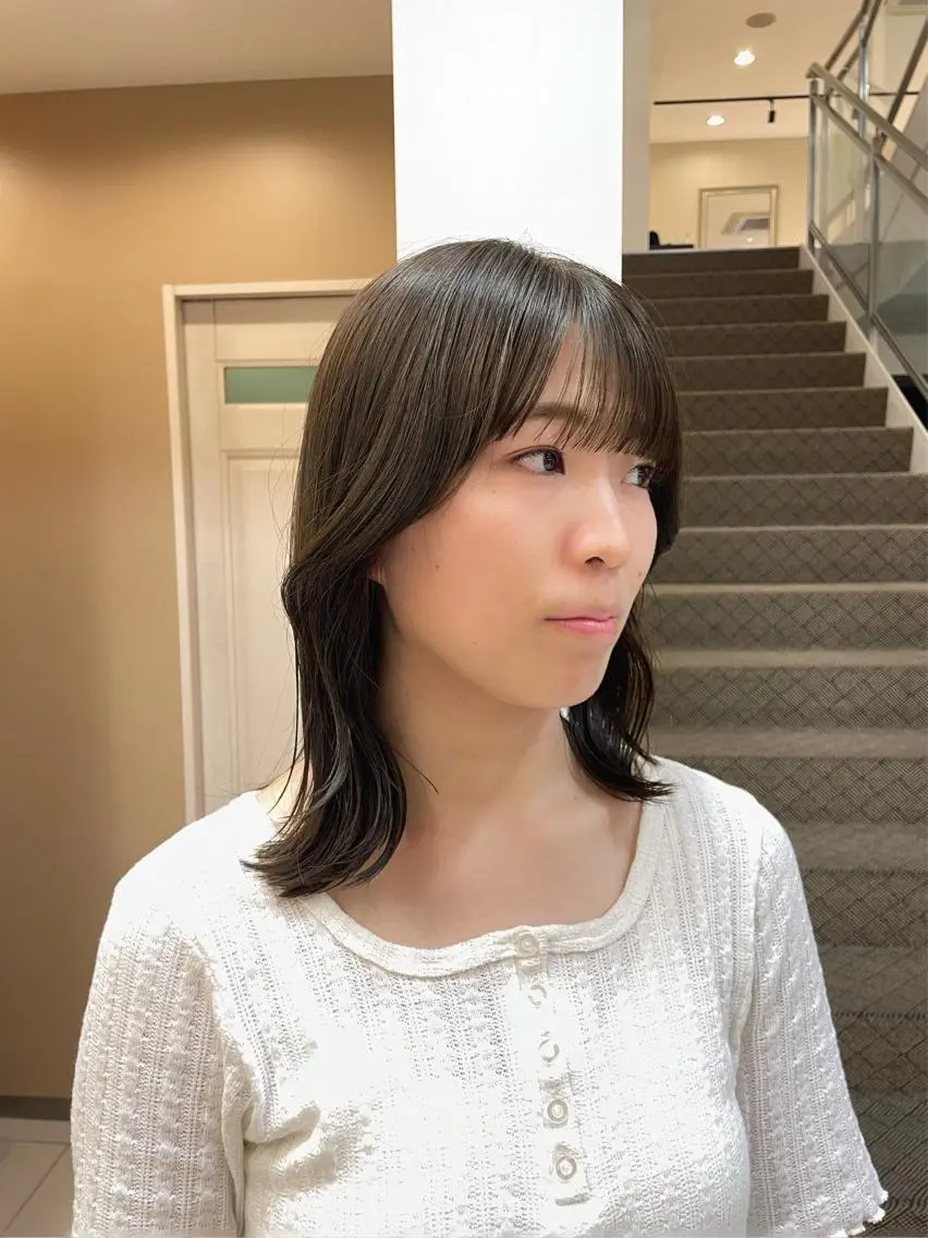 ミディアム 櫻間 彩心のヘアスタイル