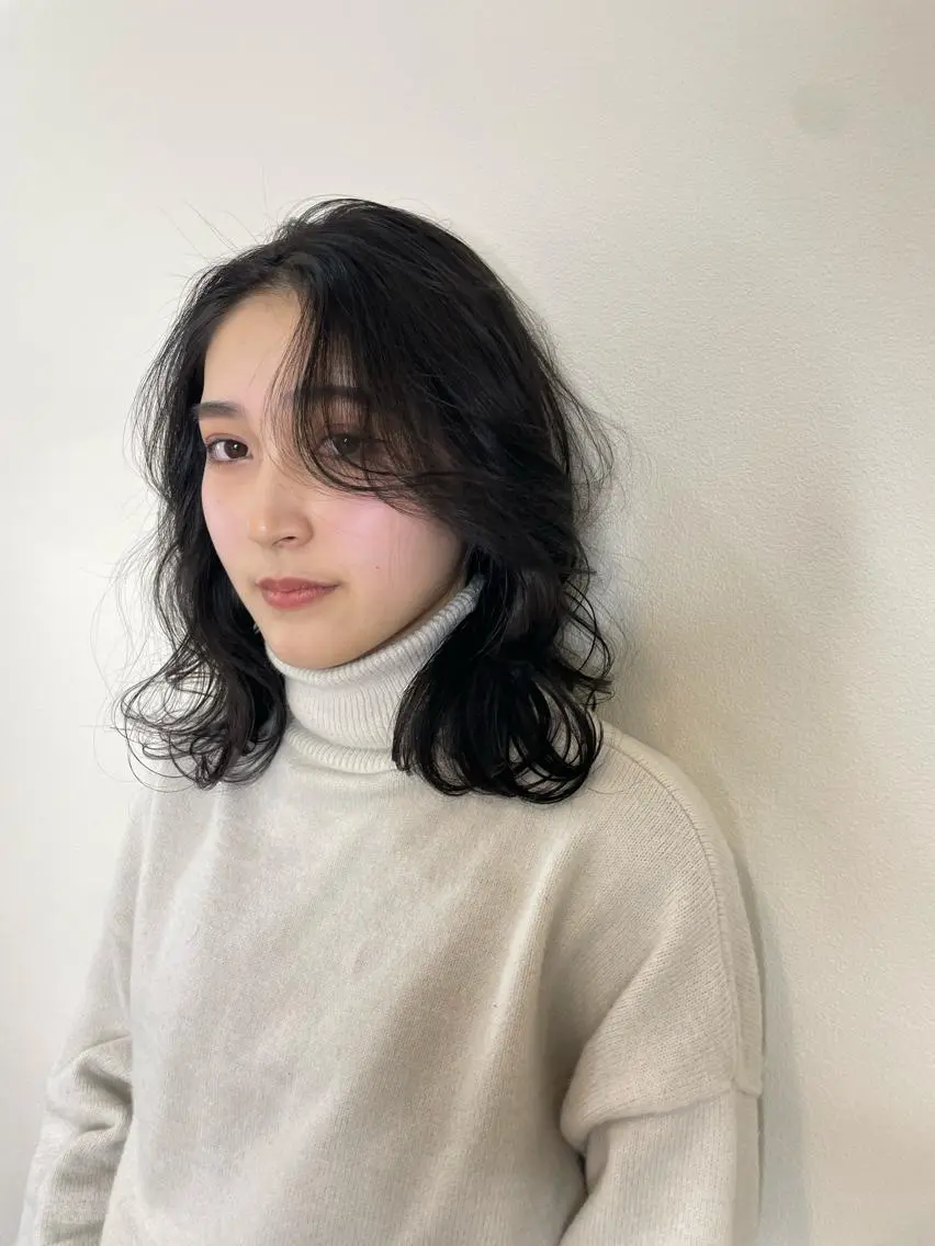 ミディアム カラー ヘアアレンジ 似合わせカット カット ヘアカラー トリートメント 髪質改善特化 🫧松野力也のヘアスタイル