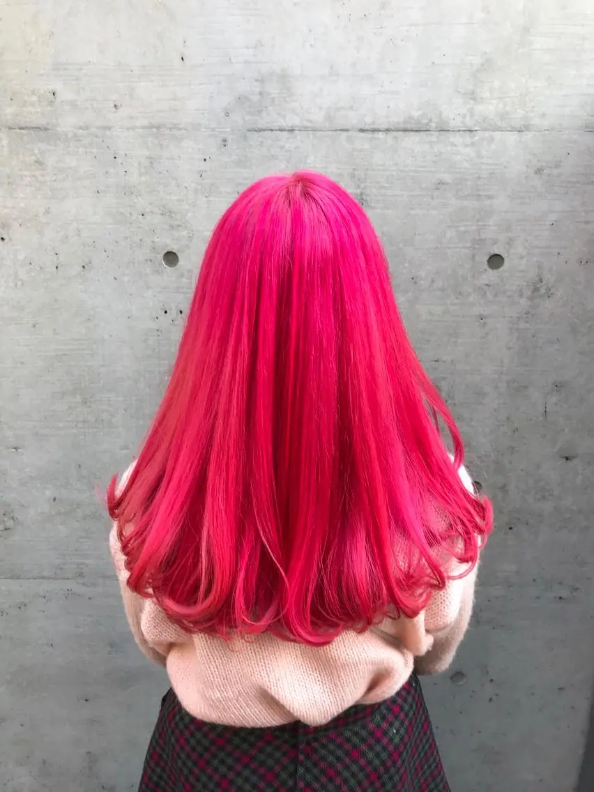 ロング カラー ヘアアレンジ ブリーチ 色落ちまでキレイに！ ！女性サロンのヘアスタイル