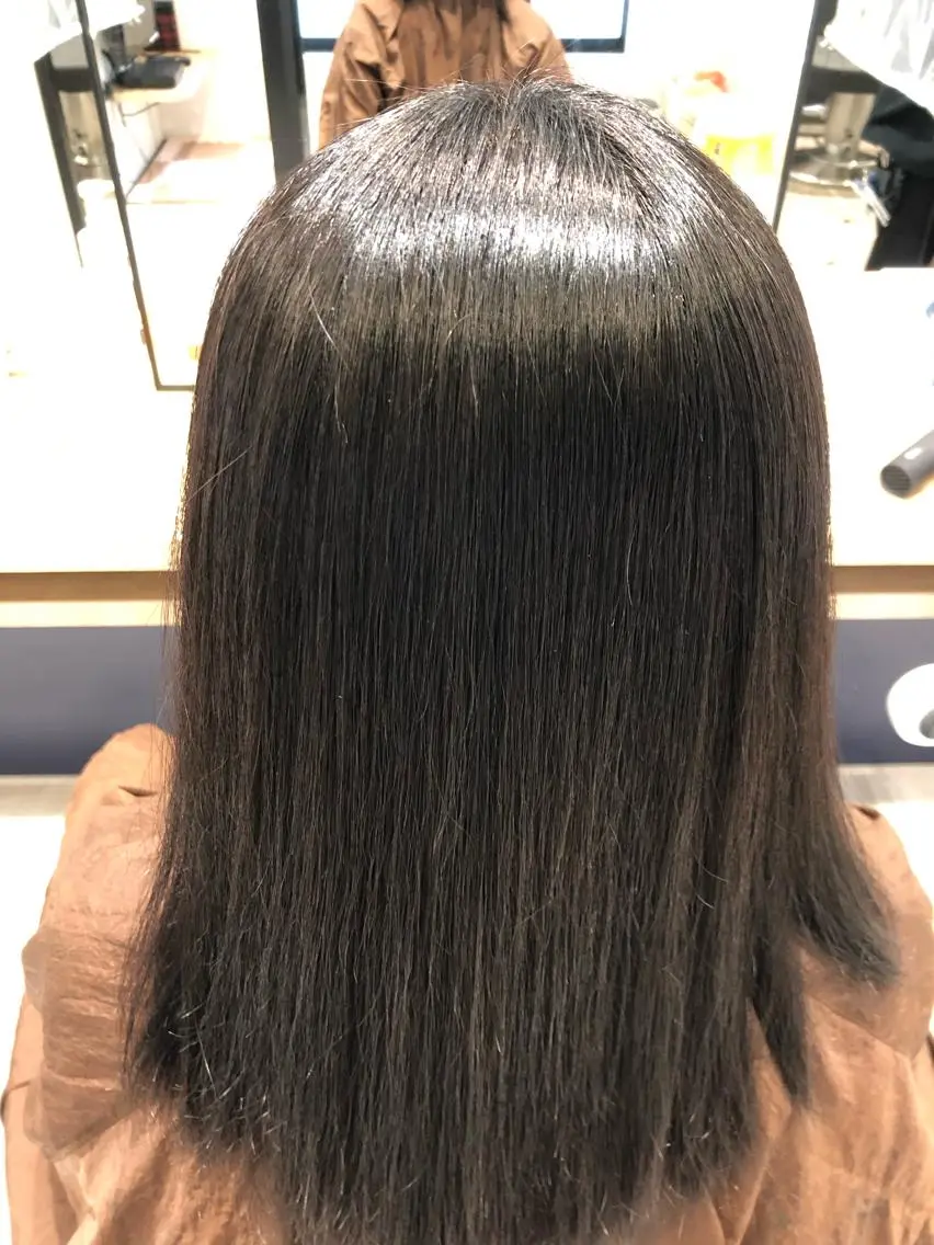 ミディアム 髪質改善美容師 中村 一のヘアスタイル