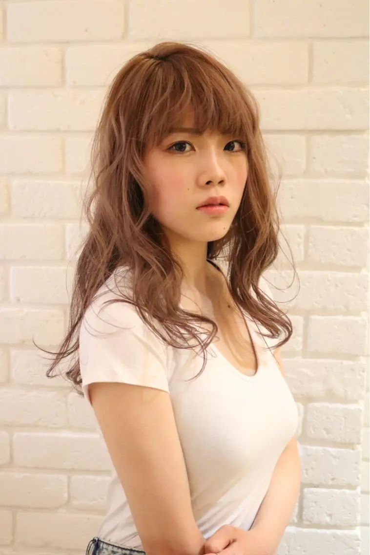 ロング カラー 杉田 健太のヘアスタイル