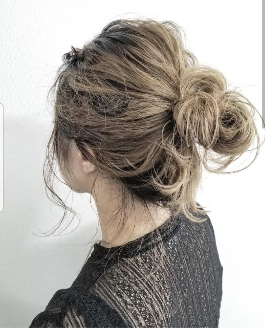 ヘアアレンジ ミディアム 石井 静のヘアスタイル