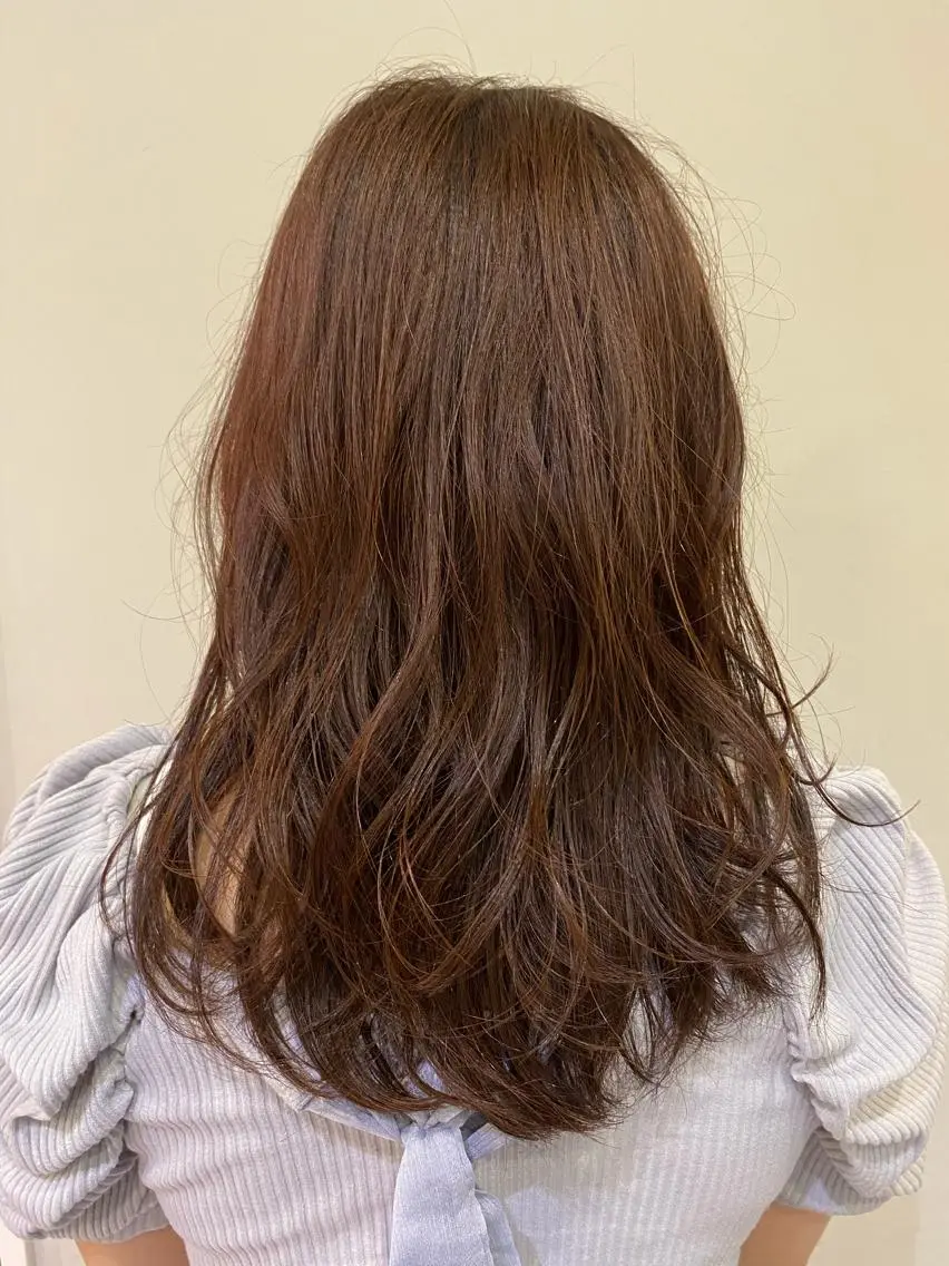 セミロング カット ヘアカラー トリートメント 【デジパ🌼カット】 大塚店 MINAMIのヘアスタイル