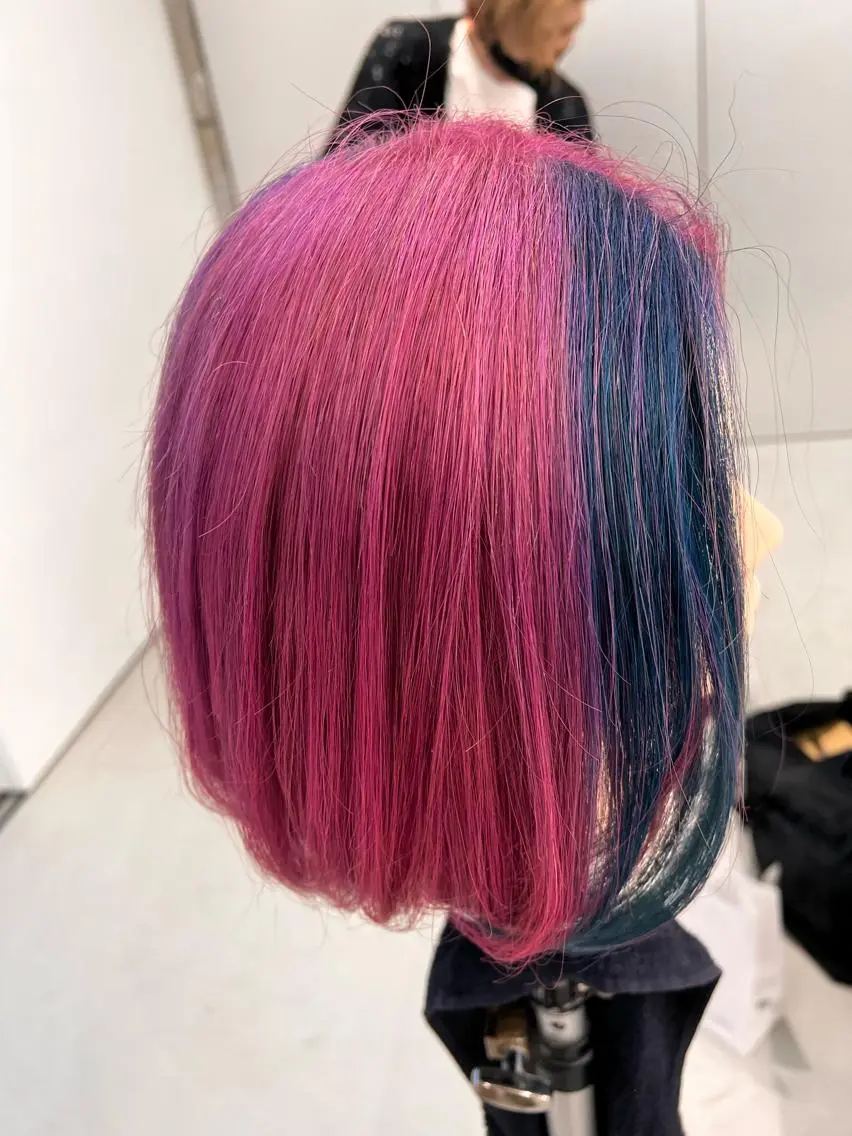 ミディアム カラー パーマ ヘアアレンジ メンズ キッズ ネイル マツエク・マツパ アイブロウ ヘアカラー 堀井 凌平のヘアスタイル