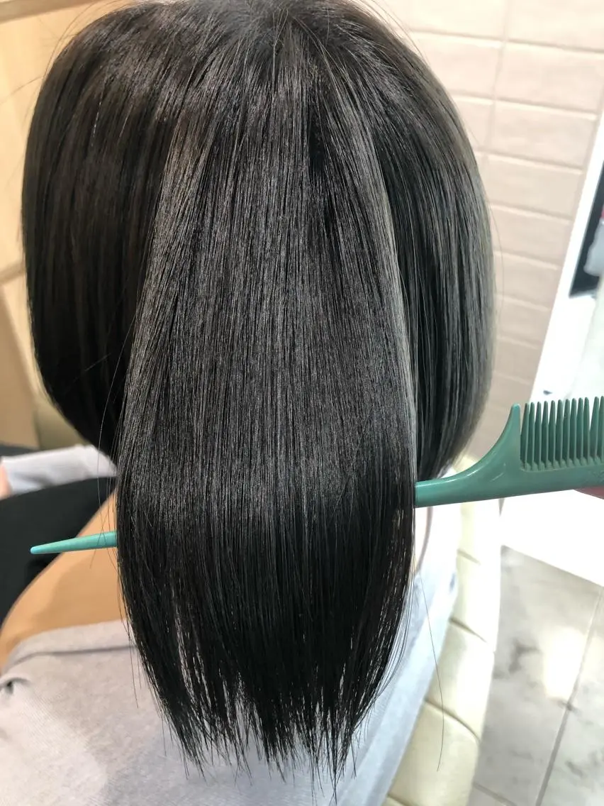 ショート カット 縮毛矯正 トリートメント 【髪質改善特化･ 福田航洋】のヘアスタイル