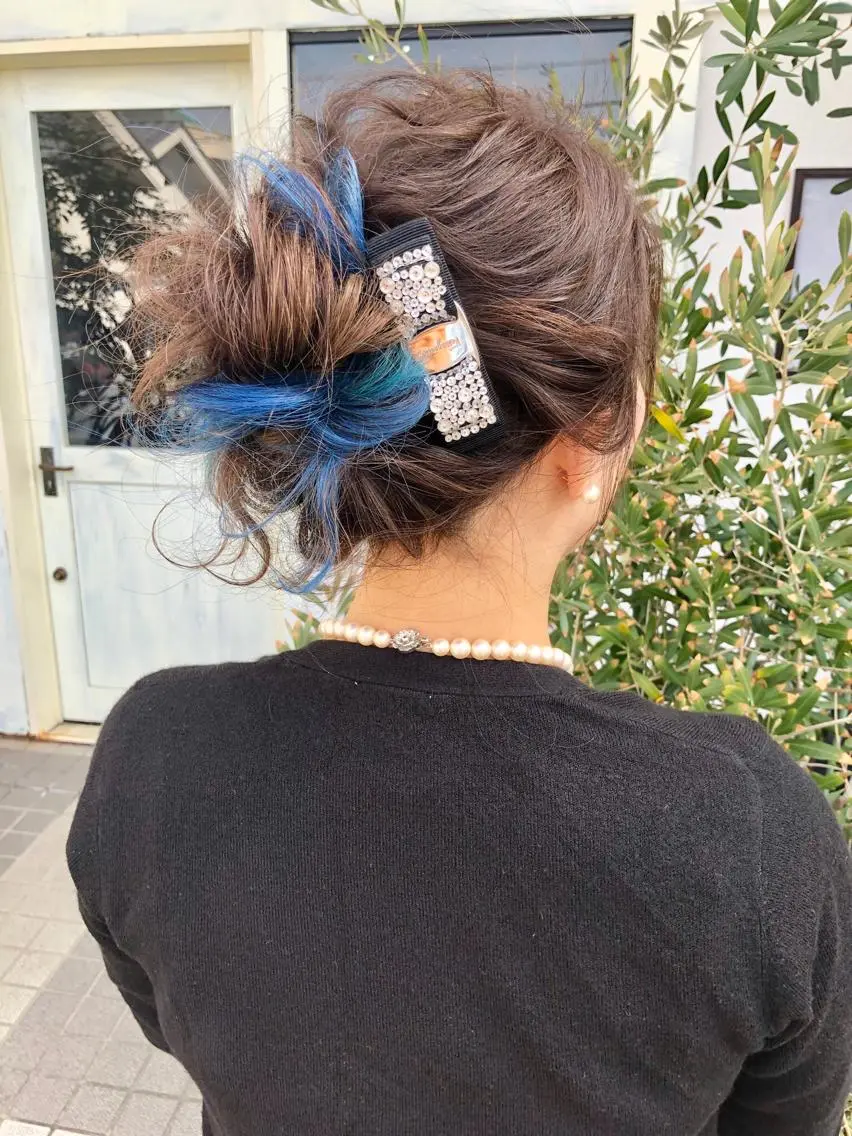 セミロング ヘアセット 西川 ヒロキのヘアスタイル