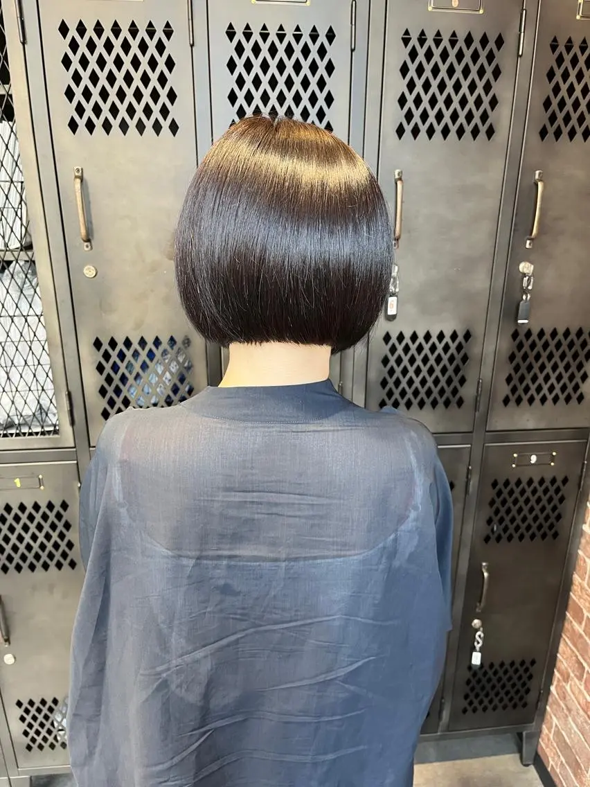 ショート カラー パーマ ヘアアレンジ メンズ キッズ ネイル マツエク・マツパ アイブロウ メンズパーマ ブラウンカラー ケアカラー 透明感カラー ピンクカラー 久木原 ゆりのヘアスタイル