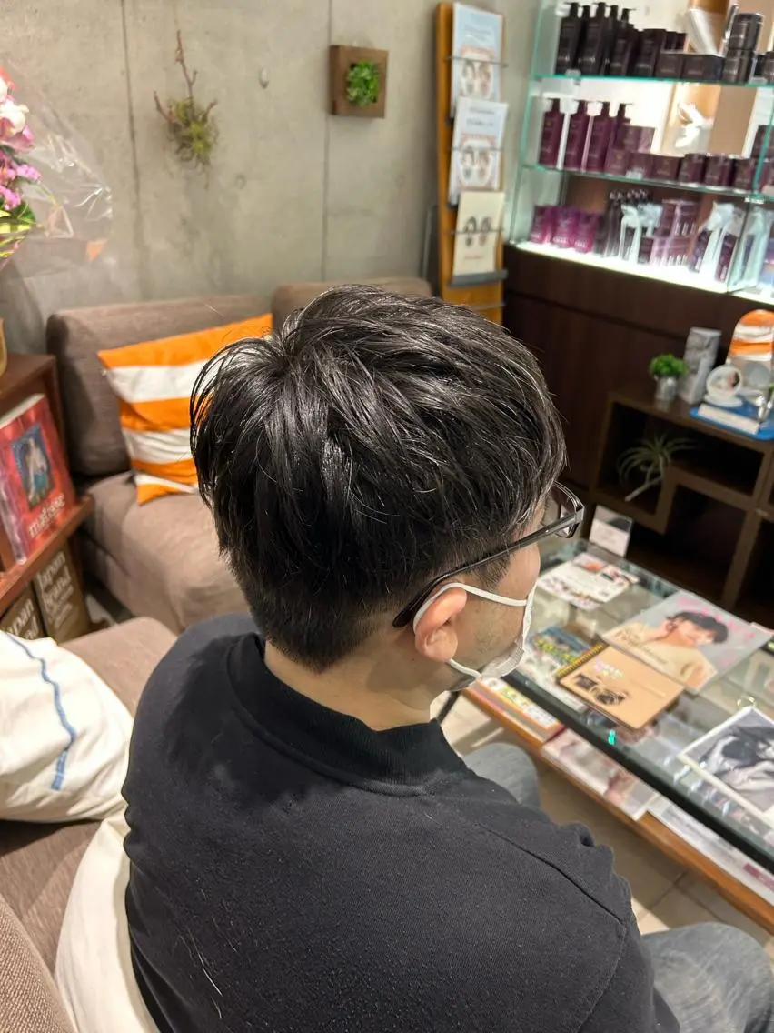 メンズ 増渕 里奈のヘアスタイル