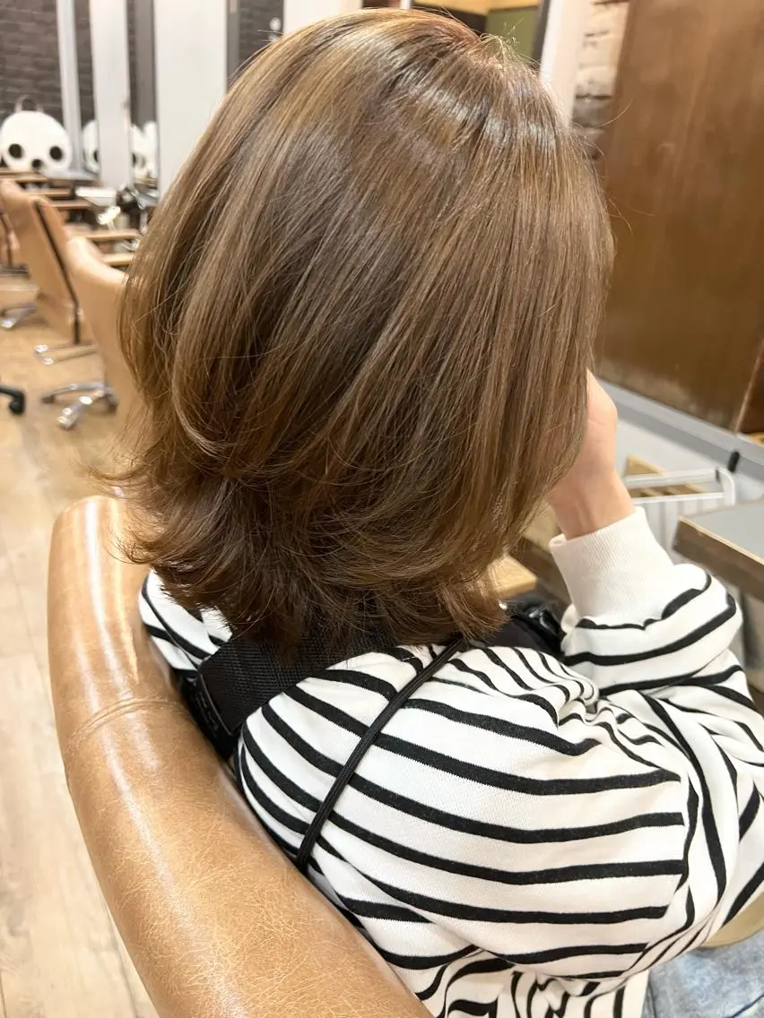 ミディアム カラー カット ヘアカラー SHIAN 八王子 🦋小林 美羅🦋のヘアスタイル