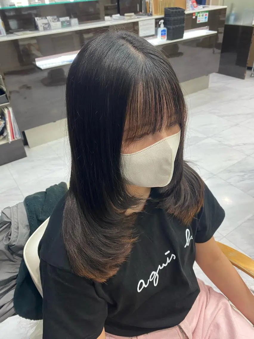 ロング レイヤーカット シャギー 目黒 碧人のヘアスタイル