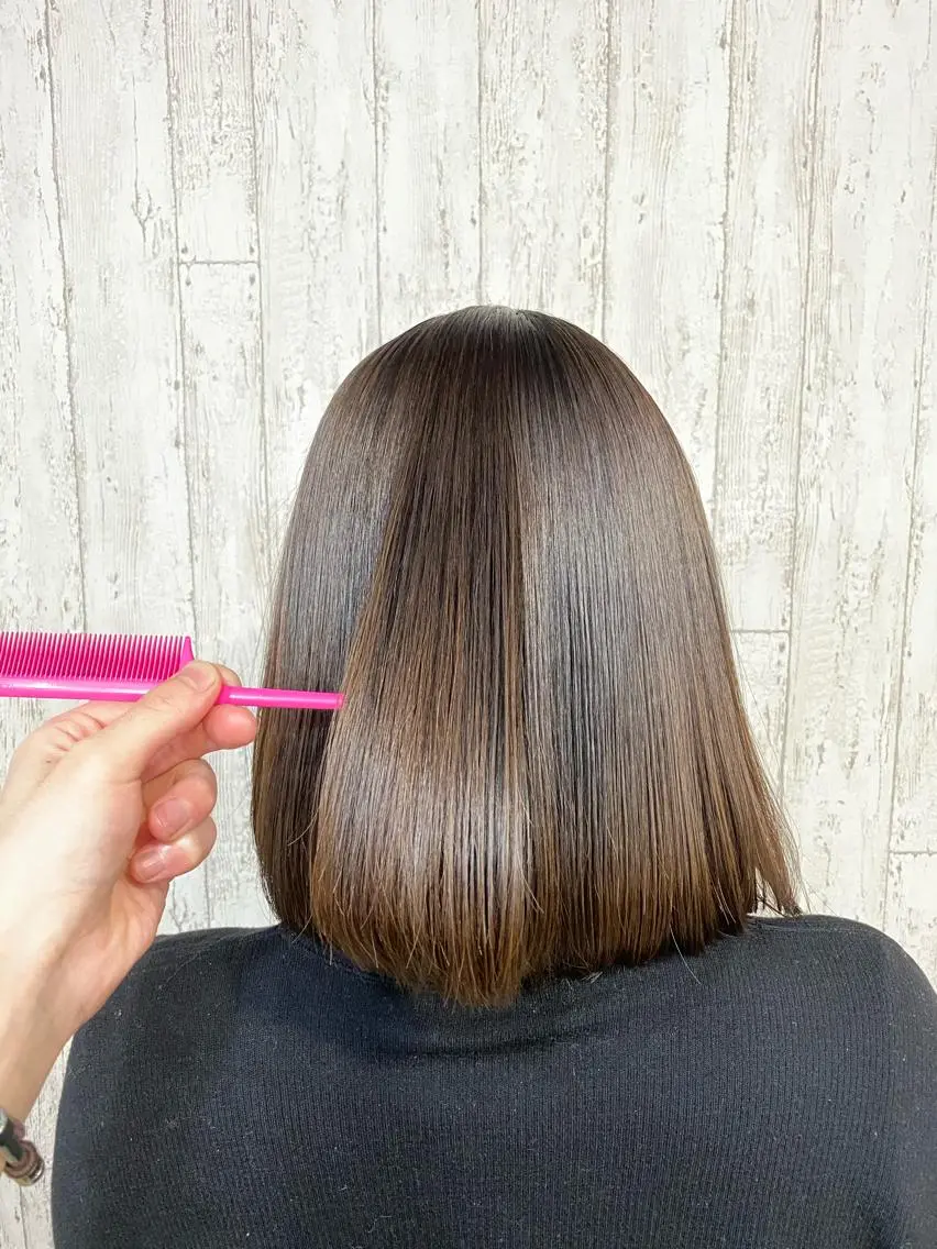 ミディアム パーマ 勝河 怜楊のヘアスタイル