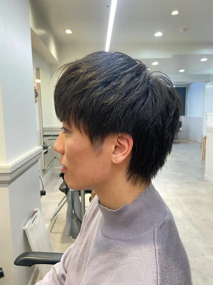 ショート メンズ 刈り上げ 山下夕月 ショート🫧ボブのヘアスタイル