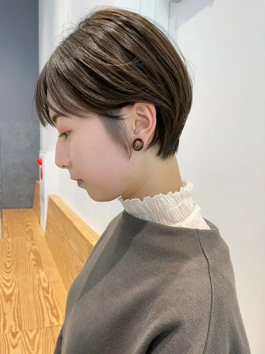 ショート カラー ショートヘア カット ヘアカラー トリートメント ITbyALBUM 浦和店のヘアスタイル