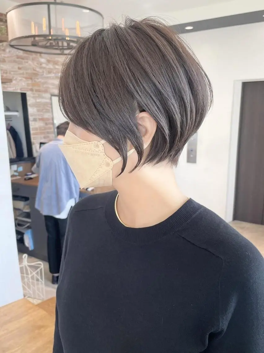 ショート カット 襟足でお悩みの方✂︎ くびれ職人ハシモトのヘアスタイル