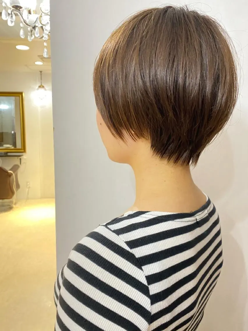 ショート 丸みショート ショートヘア 若宮 宣弘のヘアスタイル